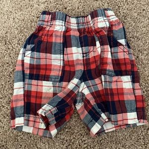 Toddler Boys plaid shorts